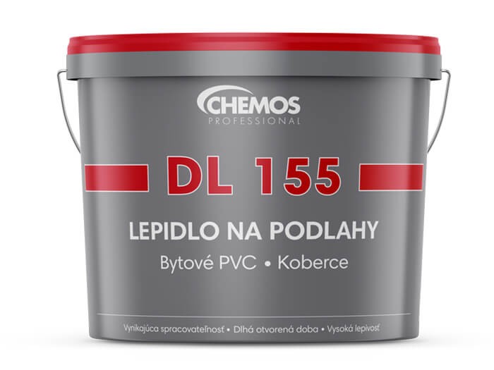Doplnky k podlahovinám / Lepidlá / Lepidlo CHEMOS DL 155